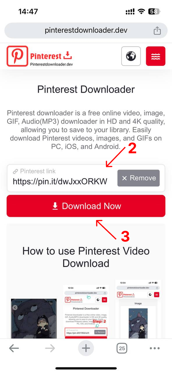 #2. Paste The Links